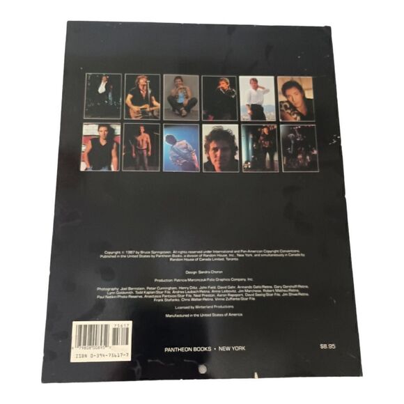 Bruce Springsteen 1988 Official Calendar Vintage Wall Decor Large Paper Photos. - Picture 14 of 16